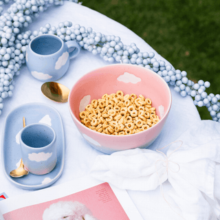 Blue Mini Tray stoneware ceramic — Cloud Collection