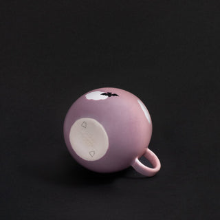Pink Cloud stoneware ceramic Mug 17oz / 500ml Bat — Halloween Collection