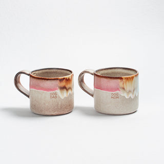 Melting Ice Cream Mug 360ml Dog Mom & Dad 2 Pieces Set - Egg Back Home