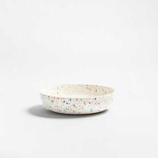 Set of 30 White stoneware ceramic Dinnerware — Party Collection