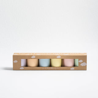 Set of 6 Espresso Cups /Egg Cups stoneware ceramic — Breeze Party In Collection