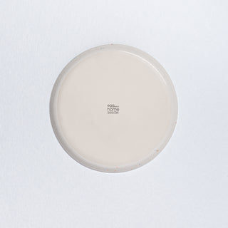 Set of 6 White Dinner Plates 11" stoneware ceramic — Party Collection