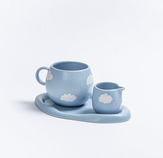 Blue Ball Mug 8.5oz / 250ml stoneware ceramic — Cloud Collection