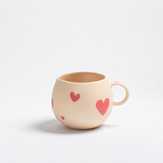 Cozy Hearts Ball Mug 500ml Limited Edition - Egg Back Home