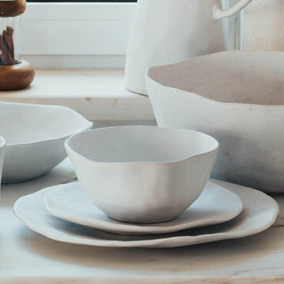 Nature Shape White Bowl 5.91 in - Egg Back Home