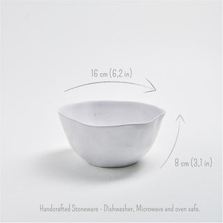 Nature Shape White Bowl 5.91 in - Egg Back Home