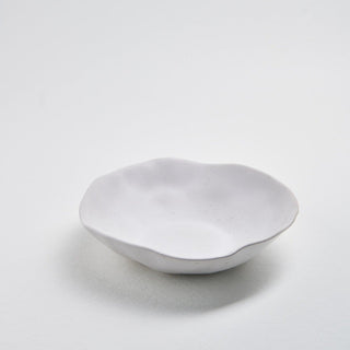 Set of 16 White stoneware ceramic Dinnerware — Pure Collection