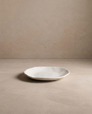 Set of 16 White stoneware ceramic Dinnerware — Pure Collection