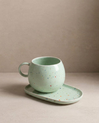 Nueva Taza Bola de Fiesta 500ml Verde