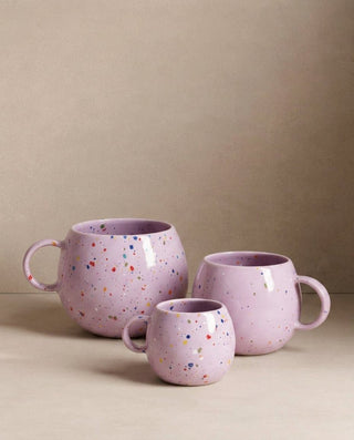 Nueva Taza Bola de Fiesta 500ml Lila